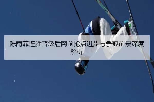 陈雨菲连胜晋级后网前抢点进步与争冠前景深度解析